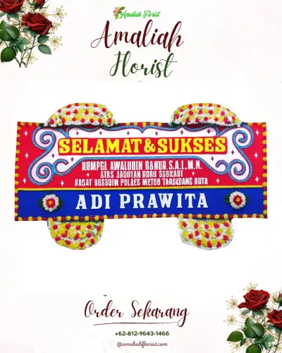 Karangan Bunga Ucapan Selamat di Sumelap