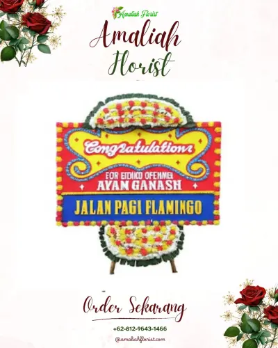 Bunga Papan Congratulation di Sumelap